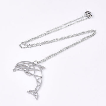 Stainless Steel Dolphin Necklace