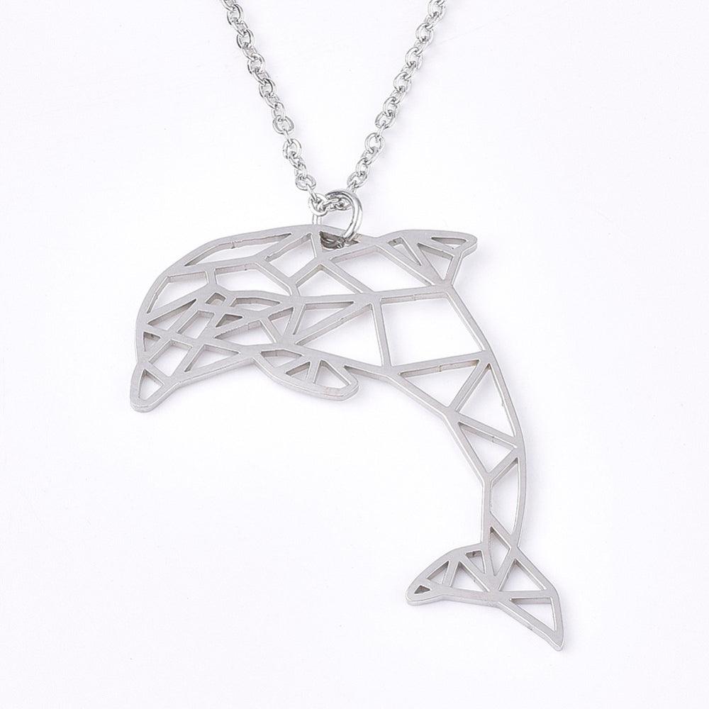 Stainless Steel Dolphin Necklace