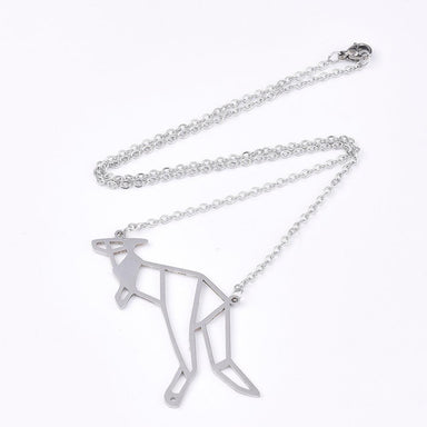 Stainless Steel Kangaroo Necklace