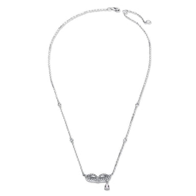 Sterling Silver and cubic zirconia masquerade necklace for sale