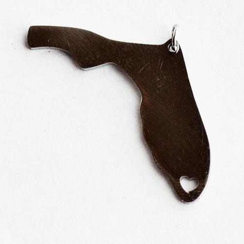 The STATEment - Gemstone Stretch Bracelet With State Charm - Fierce Lynx Designs