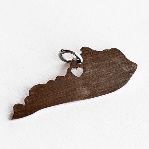 The STATEment - Gemstone Stretch Bracelet With State Charm - Fierce Lynx Designs