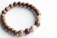 Handmade bracelet for men or women with wood opalite beads